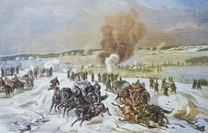 Framed Print : Gun battle near Hericourt, 17 January 1871, illustrated war history, German, French war 1870-1871, Germany, France, Gun battle near Hericourt, 17 January 1871, illustrated war history, German, French war 1870-1871, Germany, France Framed Print : Gun battle near Hericourt, 17 January 1871, illustrated war history, German, French war 1870-1871, Germany, France, Gun battle near Hericourt, 17 January 1871, illustrated war history, German, French war 1870-1871, Germany, France
