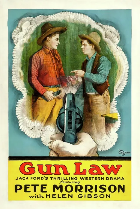 Framed Print : Gun Law. A western drama by Jack Ford, movie poster Framed Print : Gun Law. A western drama by Jack Ford, movie poster
