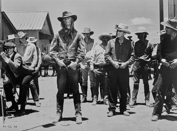 Framed Print : A Gunfight On Set Framed Print : A Gunfight On Set