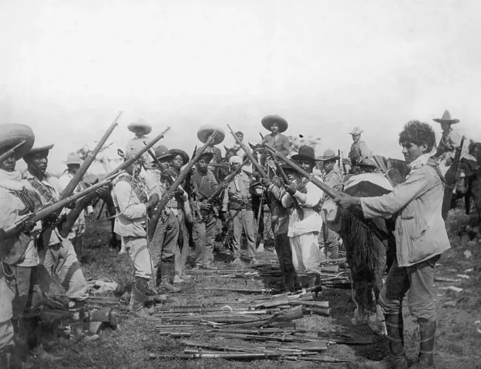 Framed Print : Guns Of Pancho Villa'S Men Captured Framed Print : Guns Of Pancho Villa'S Men Captured