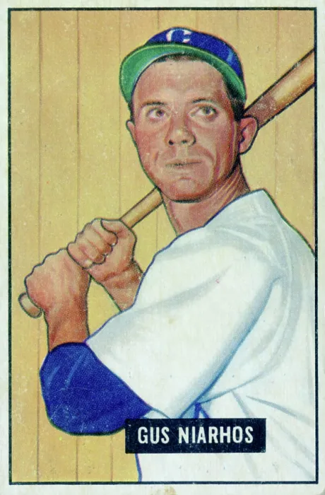 Framed Print : Gus Niarhos Baseball Card Framed Print : Gus Niarhos Baseball Card