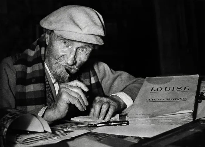 Framed Print : Gustave Charpentier At 91 Wearing Cap Framed Print : Gustave Charpentier At 91 Wearing Cap