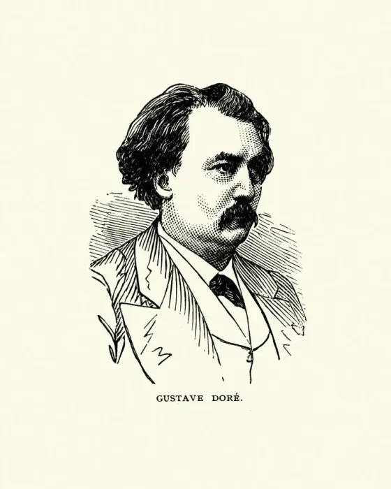 Framed Print : Gustave Dore, French artist, 19th Century Framed Print : Gustave Dore, French artist, 19th Century