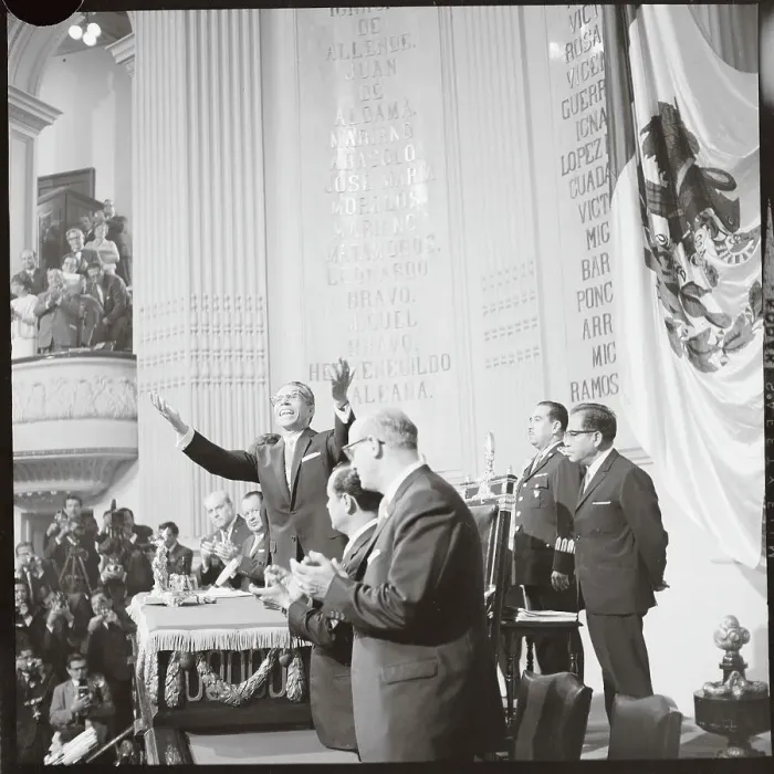 Framed Print : Gustavo Diaz Ordaz Addressing Congress Framed Print : Gustavo Diaz Ordaz Addressing Congress