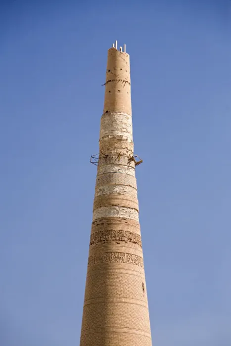 Framed Print : Gutluk Temir Minaret, Turkmenistan