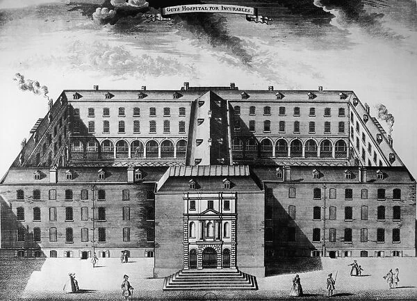Guys Hospital for Incurables in London, 1725