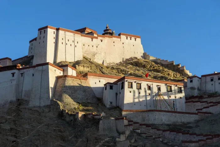 Framed Print : Gyangze Fortress, Tibet, China Framed Print : Gyangze Fortress, Tibet, China