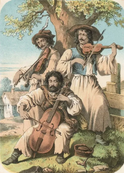 Framed Print : Gypsy Band Framed Print : Gypsy Band