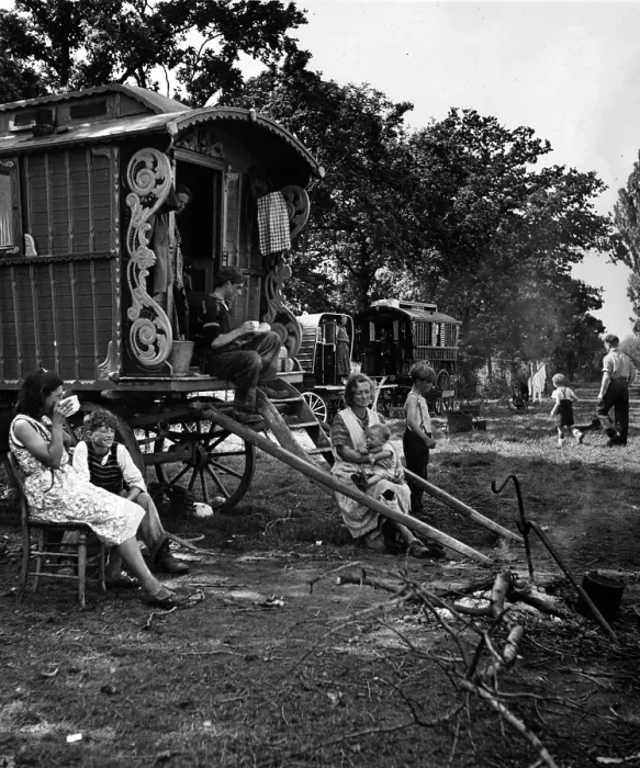 Framed Print : Gypsy Camp Framed Print : Gypsy Camp