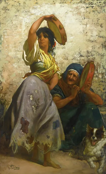 Framed Print : Gypsy Woman Dancing The Zorongo Framed Print : Gypsy Woman Dancing The Zorongo
