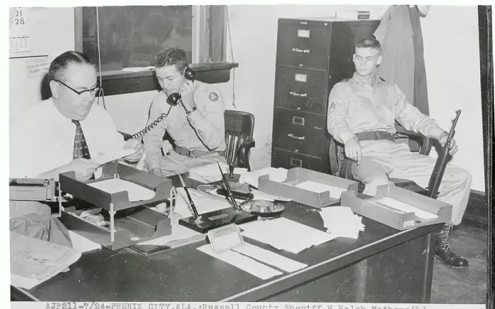 Framed Print : H. Ralph Mathews Being Removed from His Office Framed Print : H. Ralph Mathews Being Removed from His Office