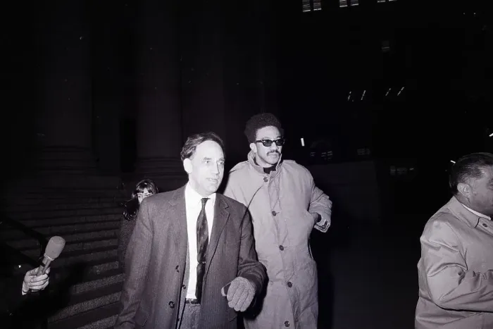 Framed Print : H. Rap Brown Leaving New York Federal Courthouse Framed Print : H. Rap Brown Leaving New York Federal Courthouse