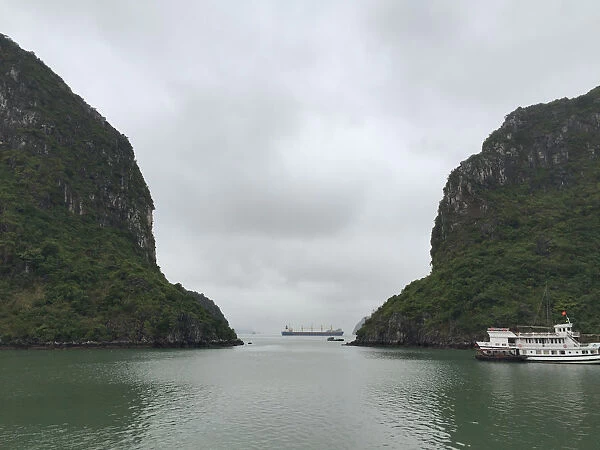 Ha Long Bay views of limestone karsts and isles