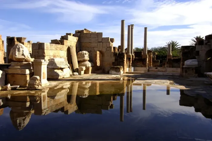 Framed Print : Hadrianic baths Leptis Magna Libya Framed Print : Hadrianic baths Leptis Magna Libya