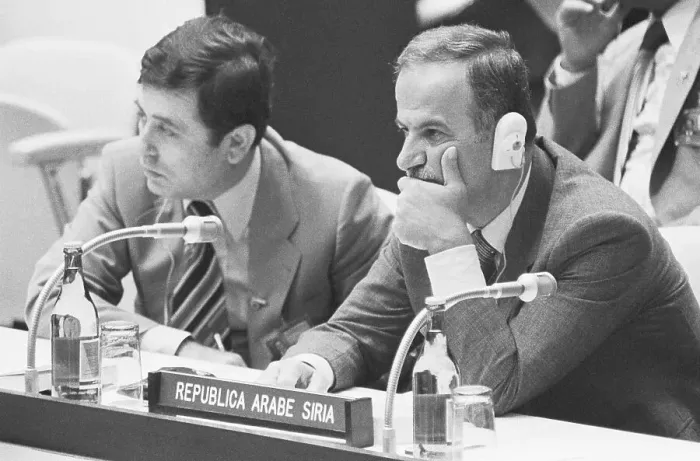 Framed Print : Hafez Al Assad at Summit Meeting Framed Print : Hafez Al Assad at Summit Meeting