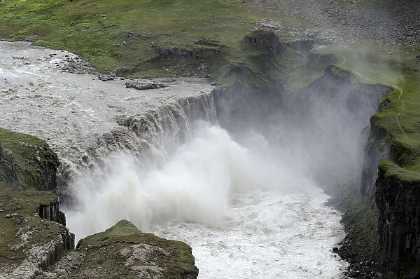 Hafragilsfoss waterfall, Iceland, Europe