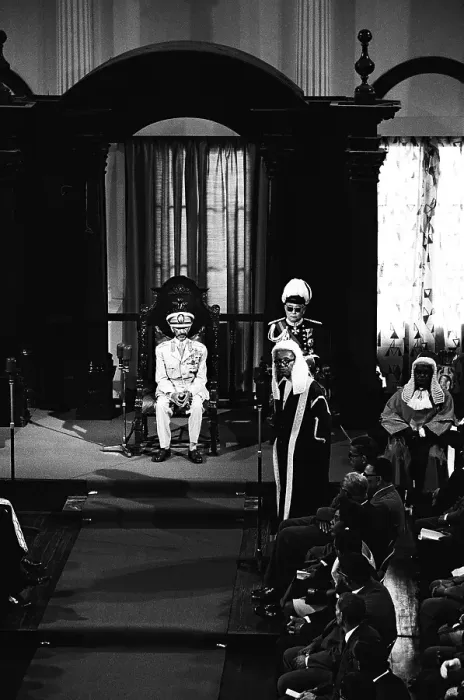 Framed Print : Haile Selassie Addresses Parliament In Port Of Spain Trinidad Framed Print : Haile Selassie Addresses Parliament In Port Of Spain Trinidad
