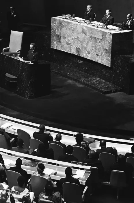 Framed Print : Haile Selassie Addresses The United Nations Framed Print : Haile Selassie Addresses The United Nations