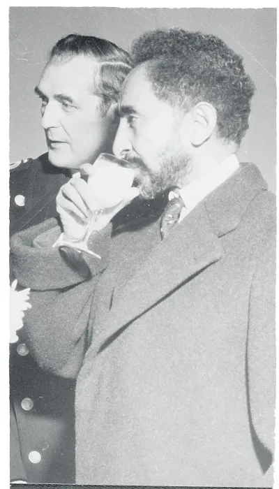 Framed Print : Haile Selassie Drinking Milk