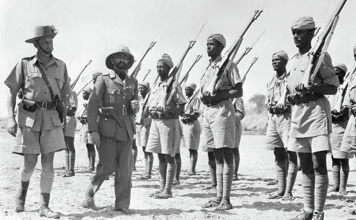 Framed Print : Haile Selassie Inspecting Troops Framed Print : Haile Selassie Inspecting Troops