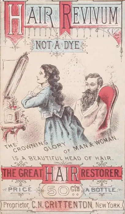Framed Print : Hair Revivum Advertisement