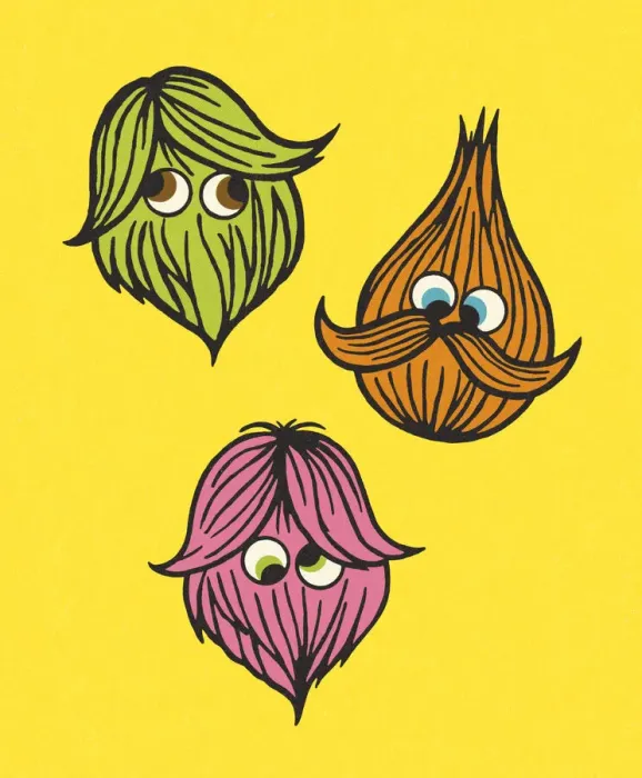 Framed Print : Hairy Characters