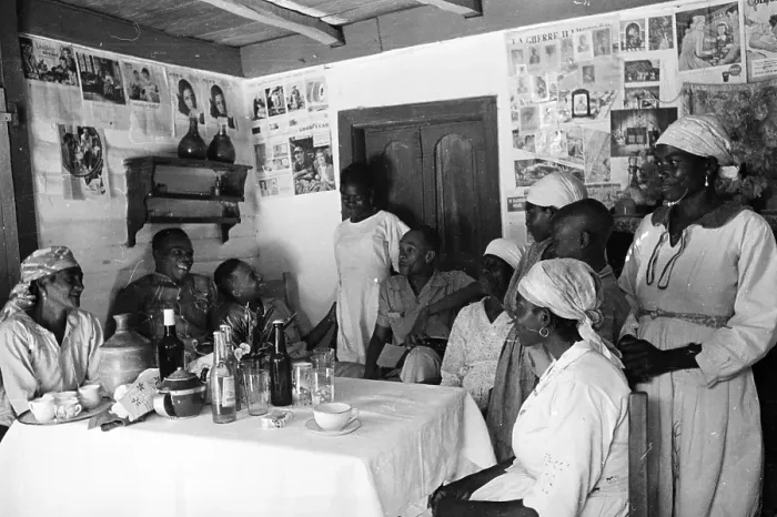 Framed Print : Haitian Gathering Framed Print : Haitian Gathering