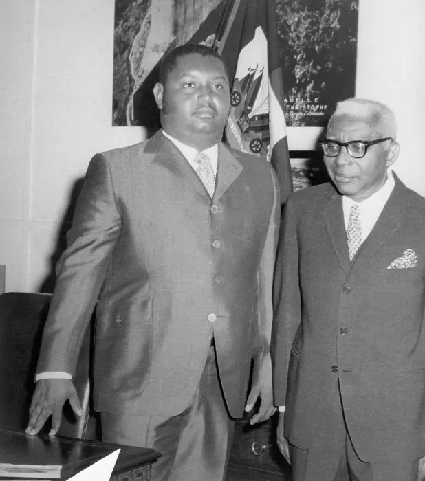 Framed Print : Haitian Presidents Jean Claude and Francois Duvalier Framed Print : Haitian Presidents Jean Claude and Francois Duvalier