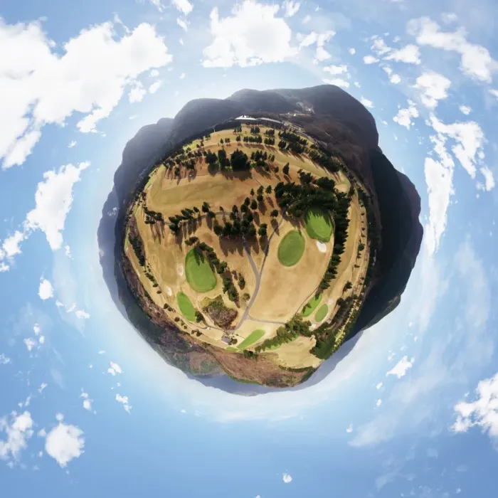 Framed Print : Hakone Yunohana Golf Courses 360 Aerial Little Planet Framed Print : Hakone Yunohana Golf Courses 360 Aerial Little Planet