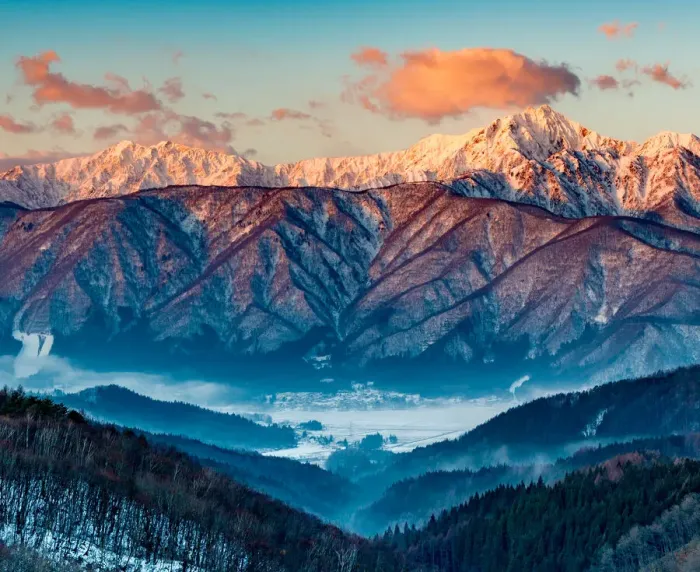 Framed Print : Hakuba dawn Framed Print : Hakuba dawn