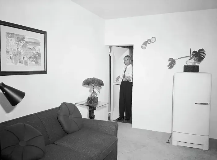 Framed Print : Hal Hayes Stands Standing In Doorway Framed Print : Hal Hayes Stands Standing In Doorway