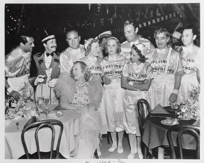 Framed Print : Hal Roach with Other Celebrities in Costumes Framed Print : Hal Roach with Other Celebrities in Costumes
