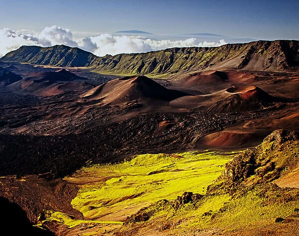 Haleakala Crater Just After Sunrise, Maui, Hawaii