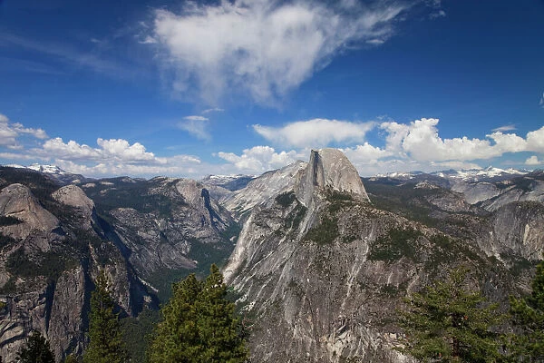 Half Dome Seen From Glacier Point