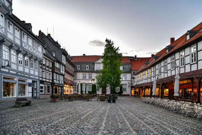 Framed Print : Half timbered houses of Goslar Framed Print : Half timbered houses of Goslar