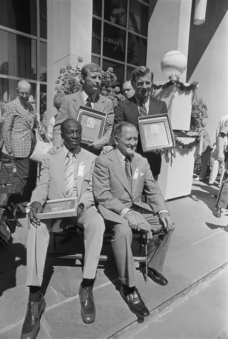 Framed Print : Hall of Famers Holding Their Rewards Framed Print : Hall of Famers Holding Their Rewards