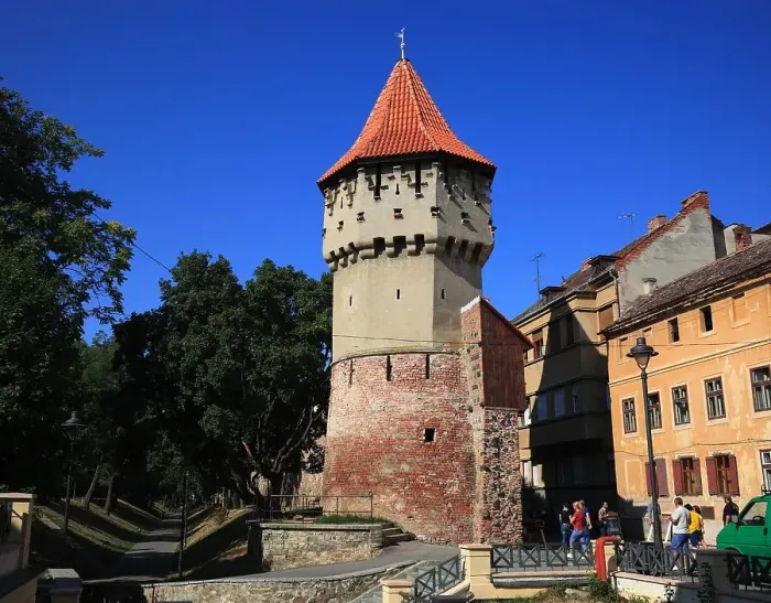 Framed Print : Haller Bastion Tower, Sibiu, Romania Framed Print : Haller Bastion Tower, Sibiu, Romania