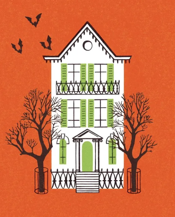 Framed Print : Halloween House Framed Print : Halloween House
