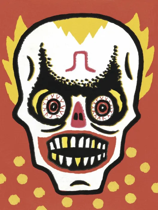 Framed Print : Halloween Skull Mask Framed Print : Halloween Skull Mask