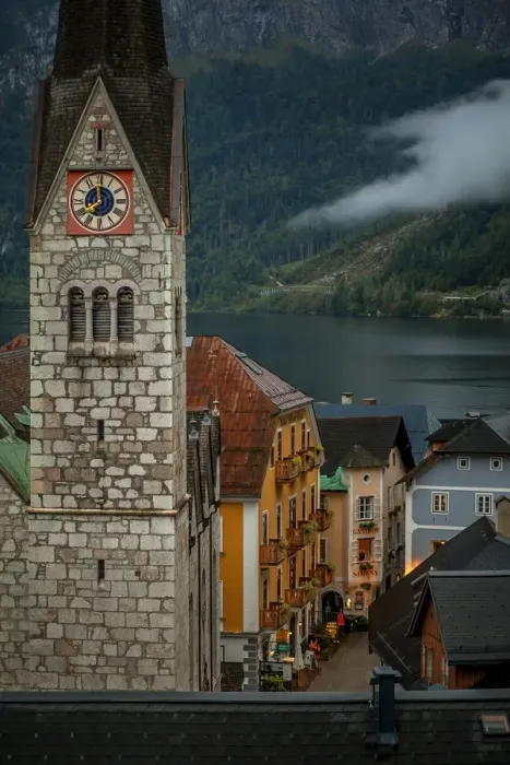 Framed Print : Hallstatt and Lake Framed Print : Hallstatt and Lake