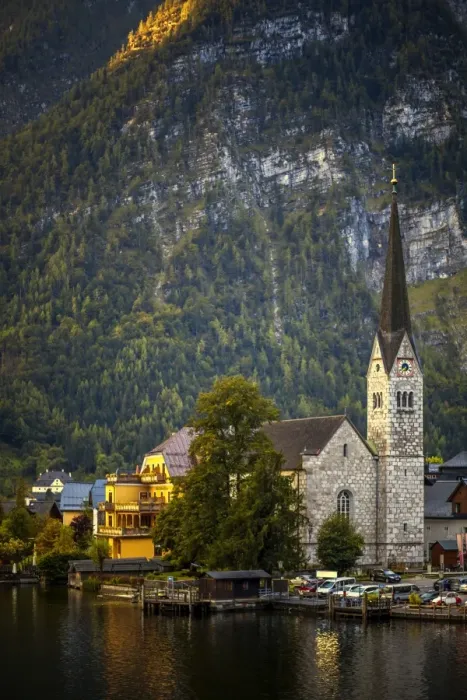 Framed Print : Hallstatt and Lake Framed Print : Hallstatt and Lake