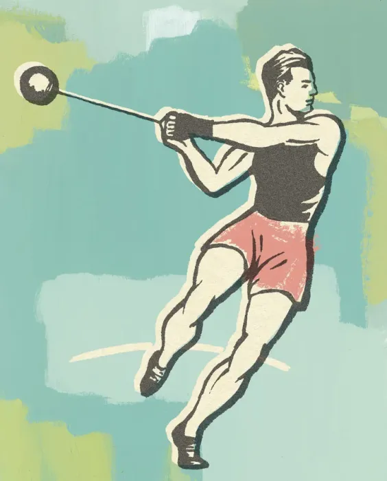 Framed Print : Hammer Throw Framed Print : Hammer Throw