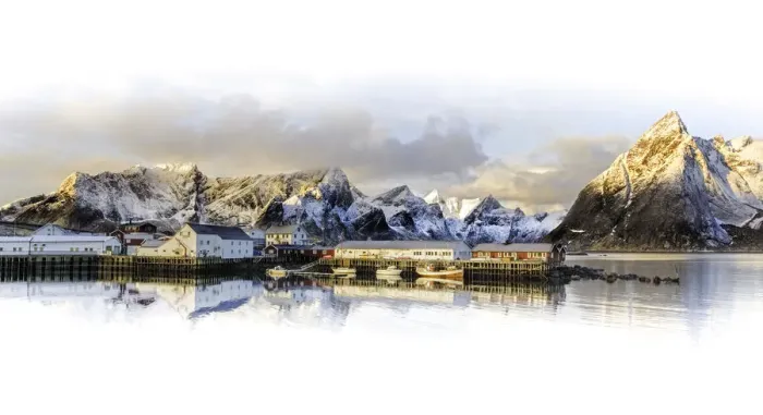 Framed Print : Hamnoy in Winter