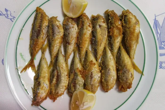 Framed Print : Hamsi, fried anchovies, Black Sea Region, Turkey