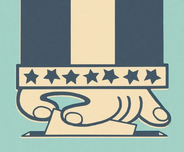 Framed Print : Hand and Ballot Box Framed Print : Hand and Ballot Box