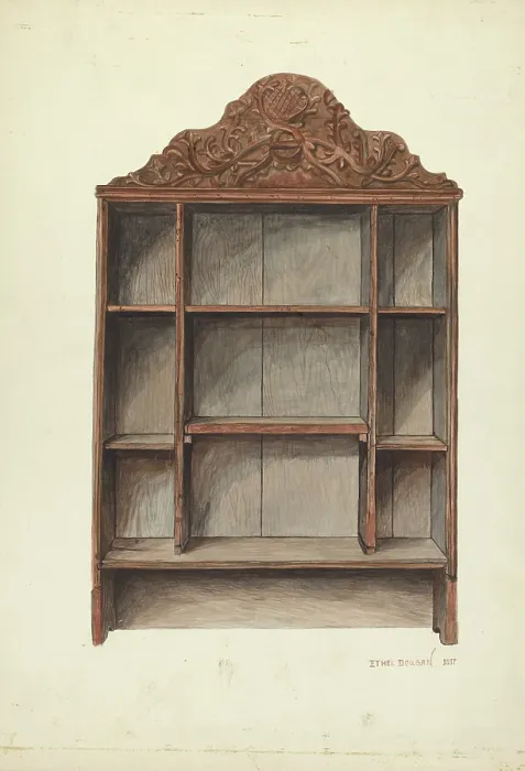 Framed Print : Hand Carved Cabinet Framed Print : Hand Carved Cabinet
