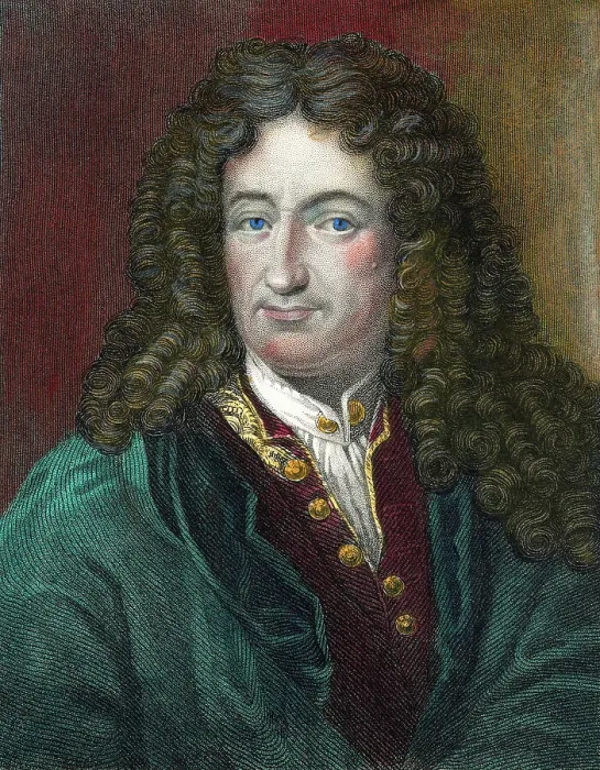 Framed Print : Hand-Colored Engraving of Gottfried Wilhelm Leibnitz by Benjamin Holl Framed Print : Hand-Colored Engraving of Gottfried Wilhelm Leibnitz by Benjamin Holl