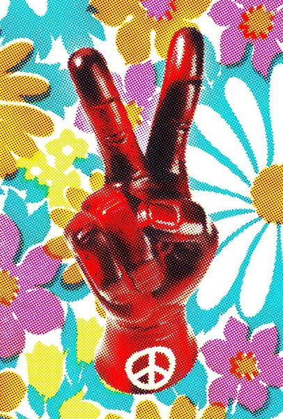Hand Giving Peace Symbol