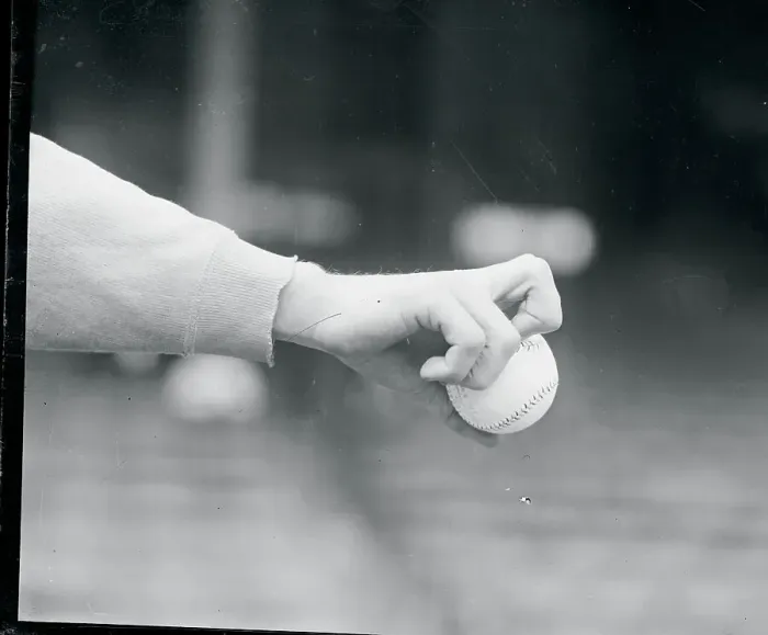 Framed Print : Hand Gripping Baseball Framed Print : Hand Gripping Baseball