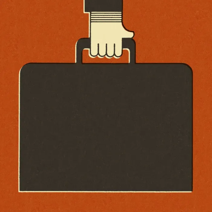 Framed Print : Hand Holding Briefcase Framed Print : Hand Holding Briefcase